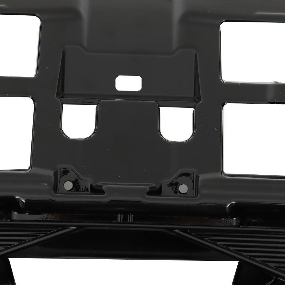 Front Upper Bumper Grille Gloss Black For 2023-2024 Honda HRV Honeycomb