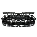 Front Upper Bumper Grille Gloss Black For 2023-2024 Honda HRV Honeycomb