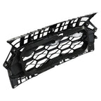 Front Upper Bumper Grille Gloss Black For 2023-2024 Honda HRV Honeycomb