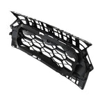 Front Upper Bumper Grille Gloss Black For 2023-2024 Honda HRV Honeycomb