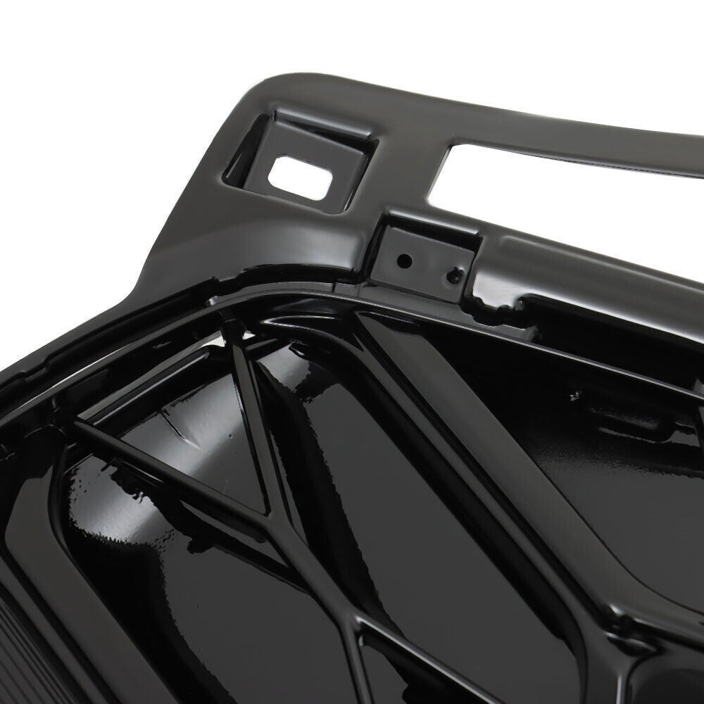Front Upper Bumper Grille Gloss Black For 2023-2024 Honda HRV Honeycomb