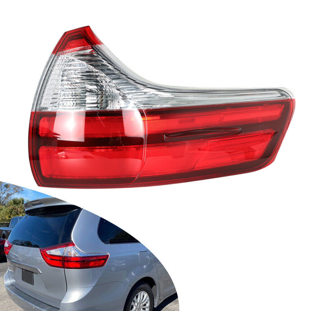 Passenger Right Outer Tail Light For 2015-20 Toyota Sienna Base L LE XLE