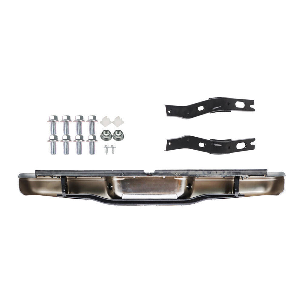 Steel Rear Step Bumper Face Bar Chrome For 95-04 Toyota Tacoma TO1102215