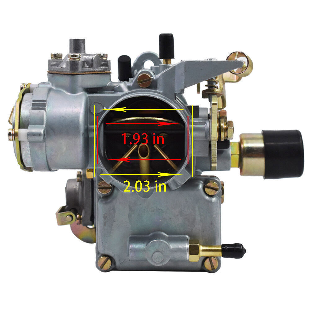 Carb Carburetor For 1971-1979 VW 34 PICT-3 12V Electric Choke 1600CC