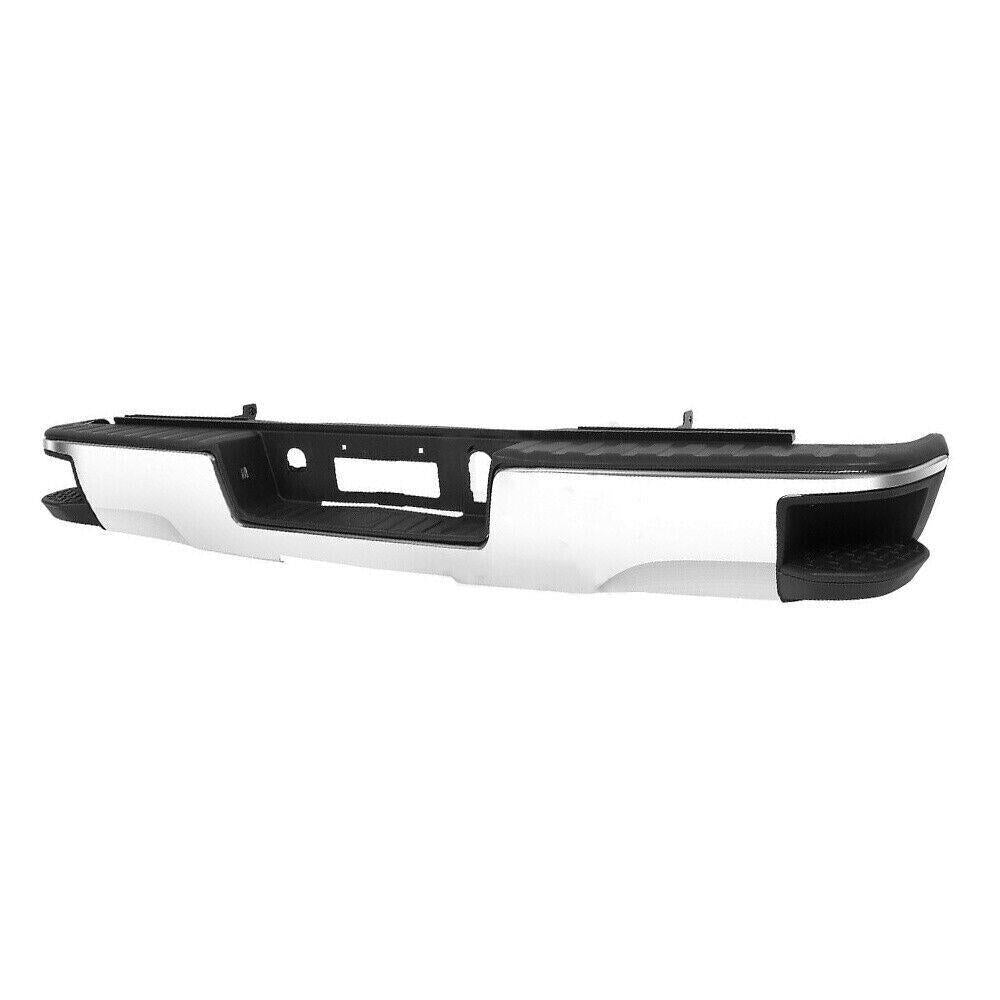Steel Rear Bumper For 2014-2018 Chevy Silverado 1500 GMC Sierra 1500
