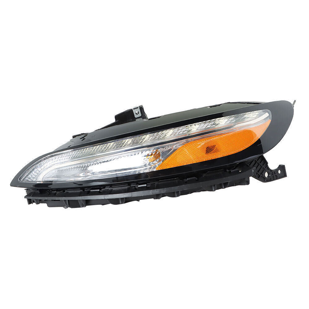 Left Side Headlight For 2014-18 Jeep Cherokee Halogen W/DRL And Ballast