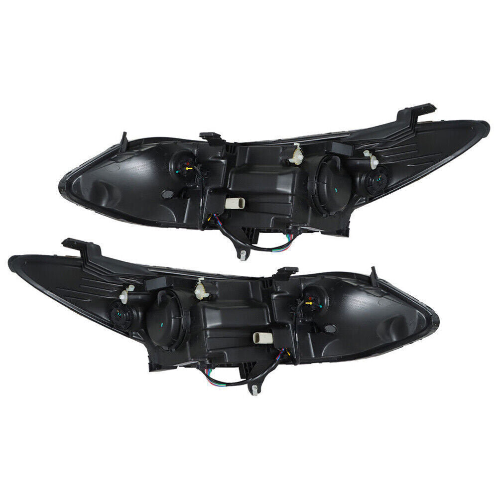 Left+Right Headlights For 2016-2018 Chevy Cruze Halogen w/ LED DRL Clear
