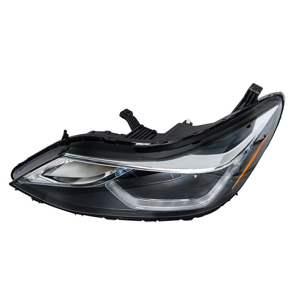 Left+Right Headlights For 2016-2018 Chevy Cruze Halogen w/ LED DRL Clear