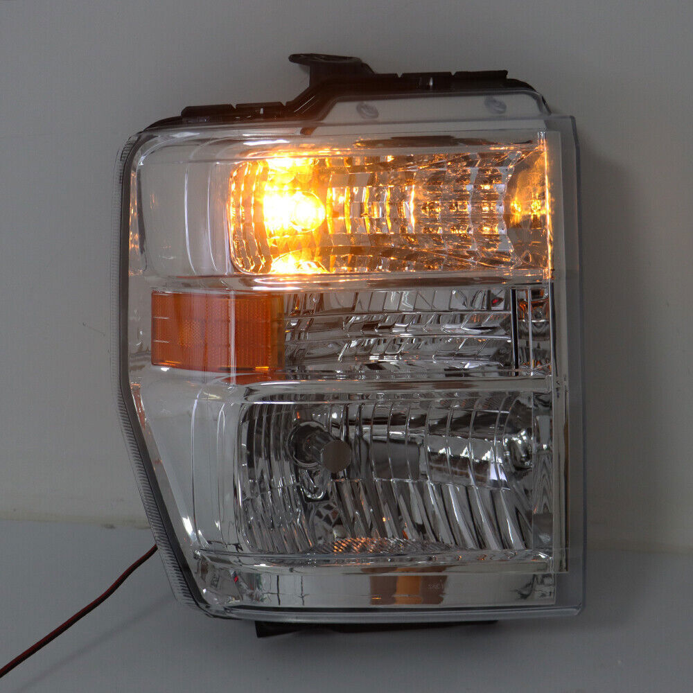 Left+Right Headlights For 2008-2014 Ford E150 E250 E350 E450 Superduty