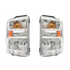 Left+Right Headlights For 2008-2014 Ford E150 E250 E350 E450 Superduty