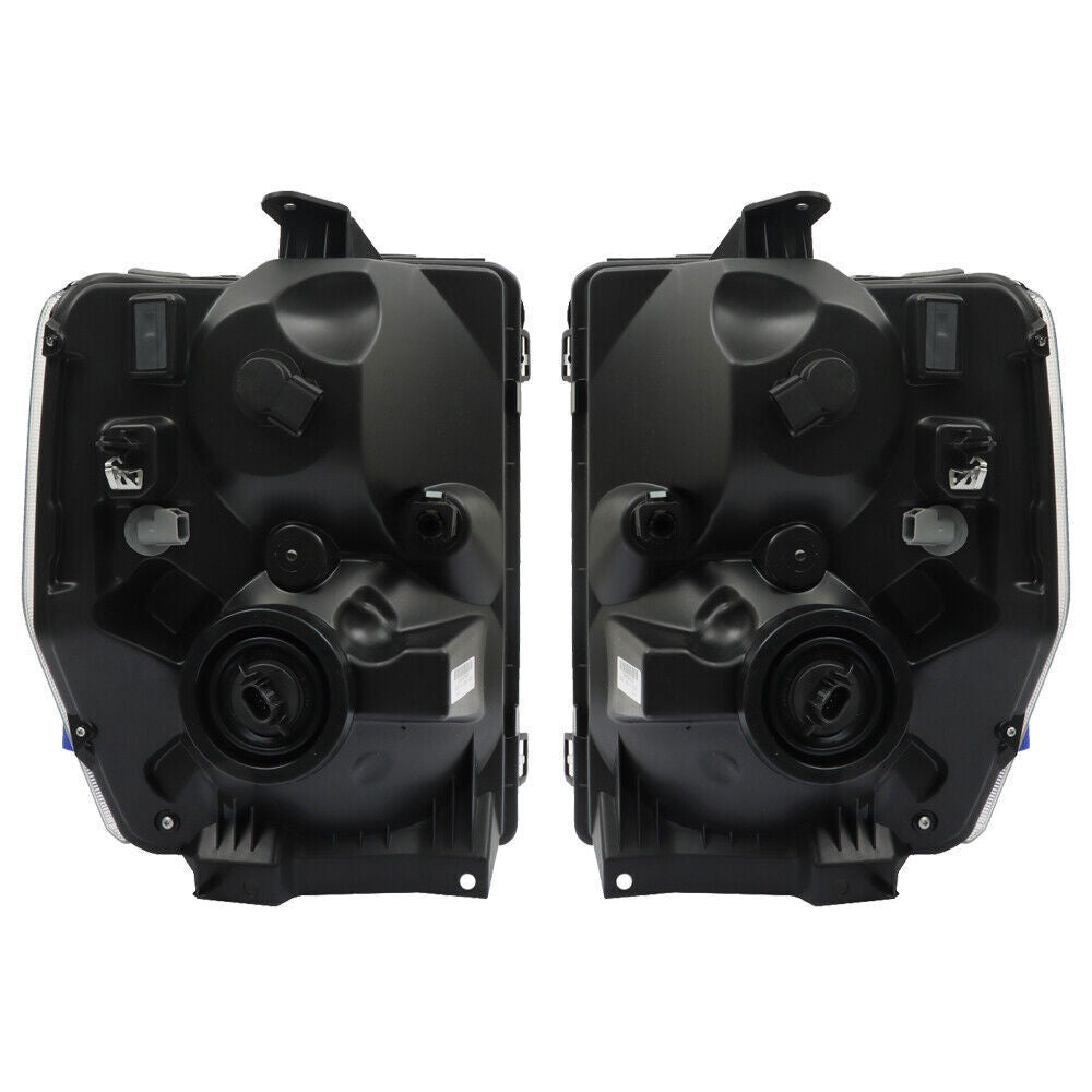 Left+Right Headlights For 2008-2014 Ford E150 E250 E350 E450 Superduty