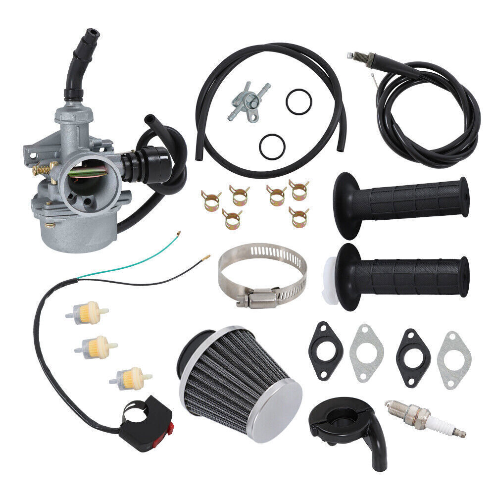 PZ19 Carburetor 19mm Air Filter Kit For 110cc 125cc 50cc 70cc Pit Dirt Bike