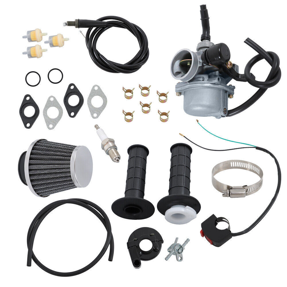 PZ19 Carburetor 19mm Air Filter Kit For 110cc 125cc 50cc 70cc Pit Dirt Bike