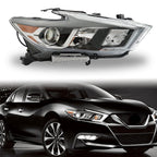 Right Headlight For 2016-2018 Nissan Maxima S SL SV Halogen w/LED DRL