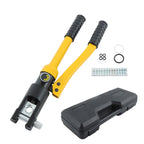 12T Hydraulic Wire Crimping Tool Cable Lug Terminal Crimper w/8 Dies YQK-120