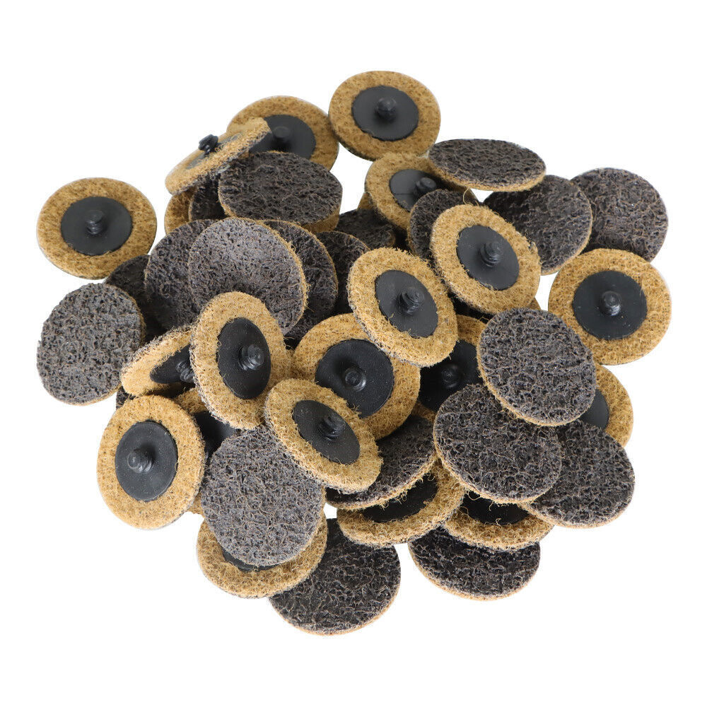 2Inch Coarse Surface Conditioning Discs Roll Lock Die Grinder Sanding Pads 50Pcs