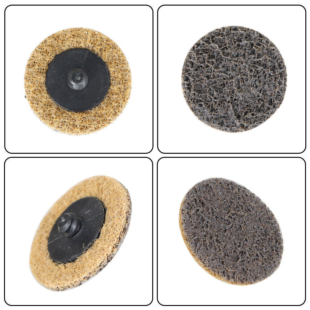 2Inch Coarse Surface Conditioning Discs Roll Lock Die Grinder Sanding Pads 50Pcs