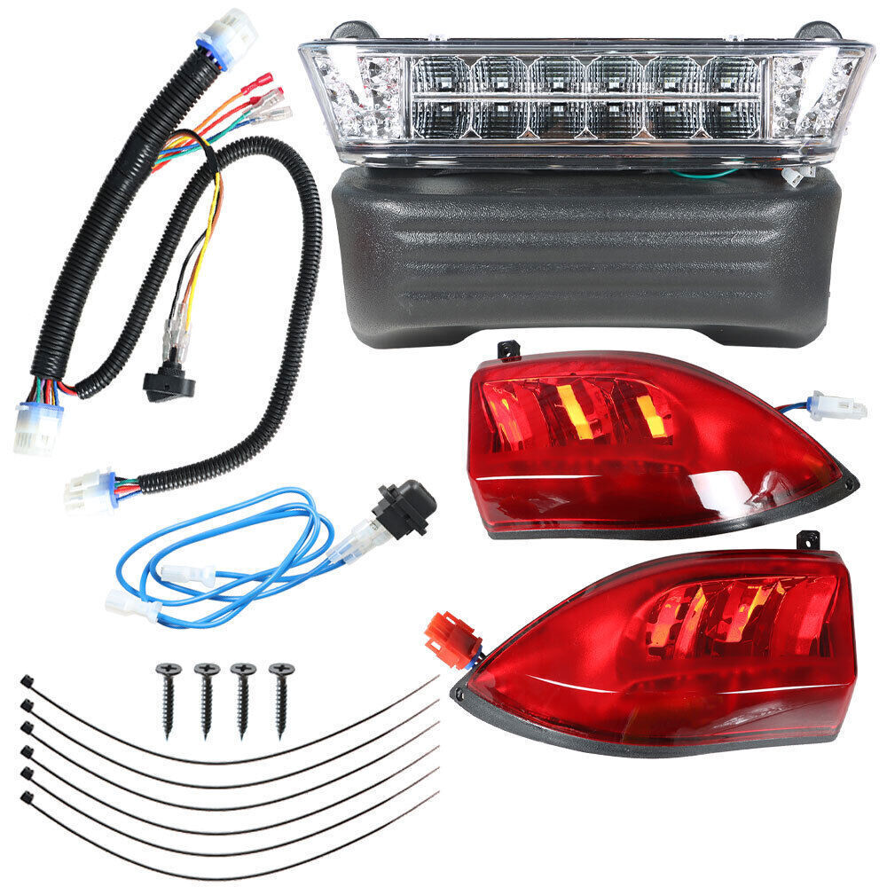 FULL LED Headlight Tail Light Kit 04-08 FOR CLUB CAR Precedent Golf Cart