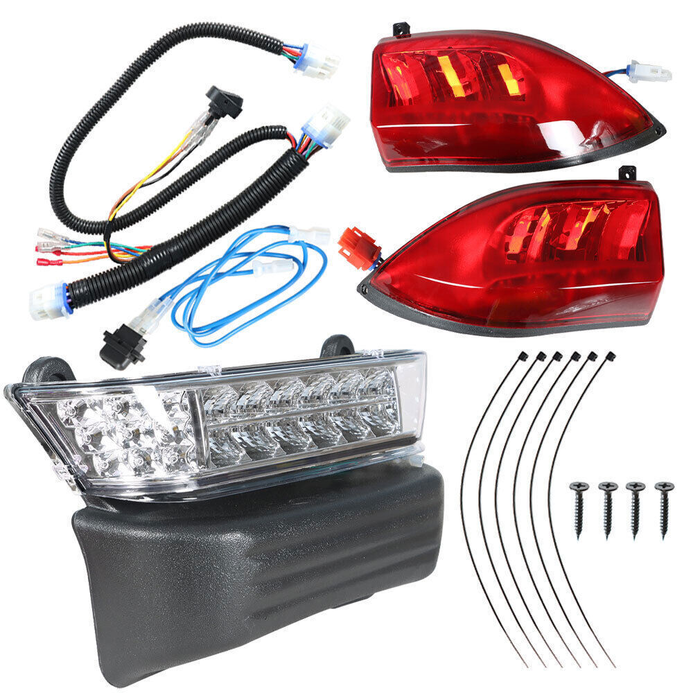 FULL LED Headlight Tail Light Kit 04-08 FOR CLUB CAR Precedent Golf Cart