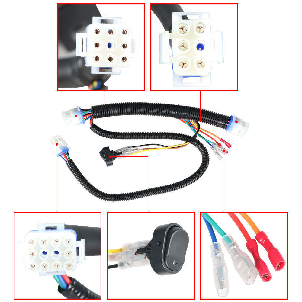 FULL LED Headlight Tail Light Kit 04-08 FOR CLUB CAR Precedent Golf Cart