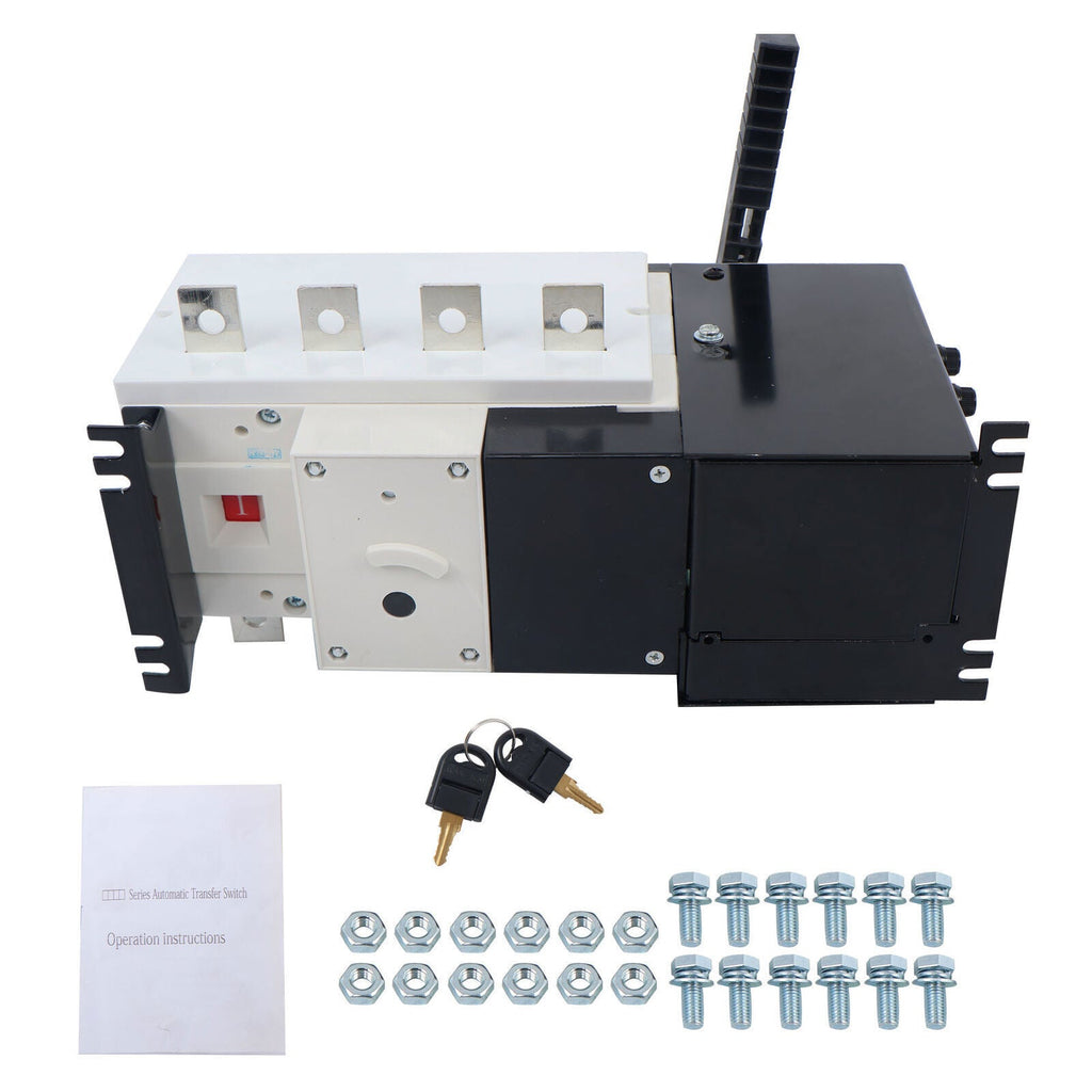 Automatic Transfer Switch 250A 4-Poles AC 110V 220V Grid to Generator Industrial