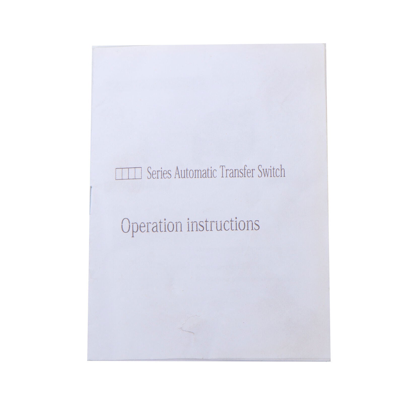 Automatic Transfer Switch 250A 4-Poles AC 110V 220V Grid to Generator Industrial