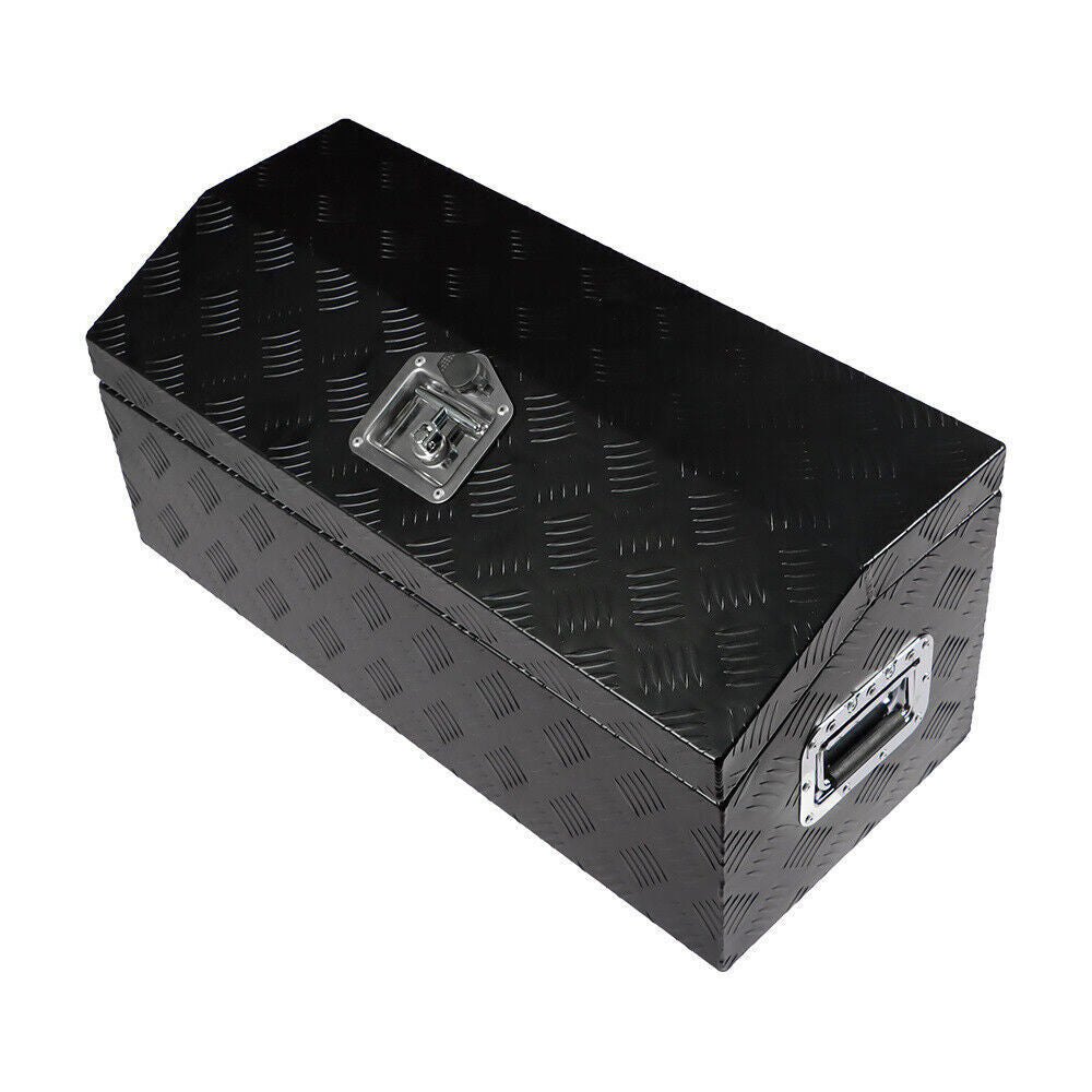 30" x 13"x13" Black Aluminum Underbody Tool Box For Truck Pickup Trailer