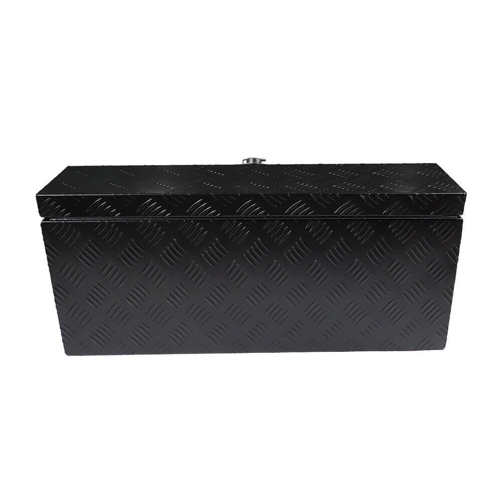 30" x 13"x13" Black Aluminum Underbody Tool Box For Truck Pickup Trailer