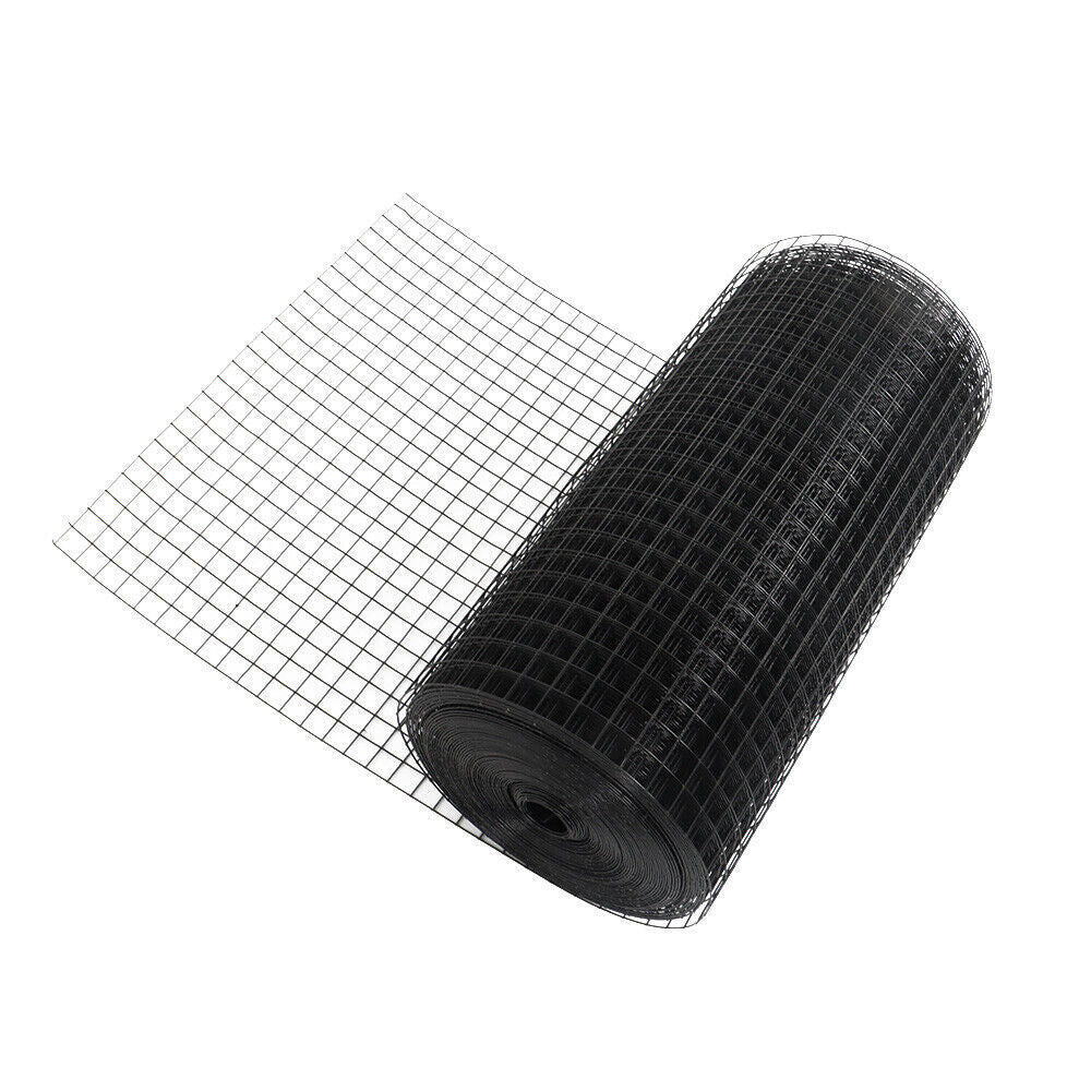 24"x100' Hardware Cloth Welded Wire Fence Vinyl Coated W/ Glove And Plier 1 Poll