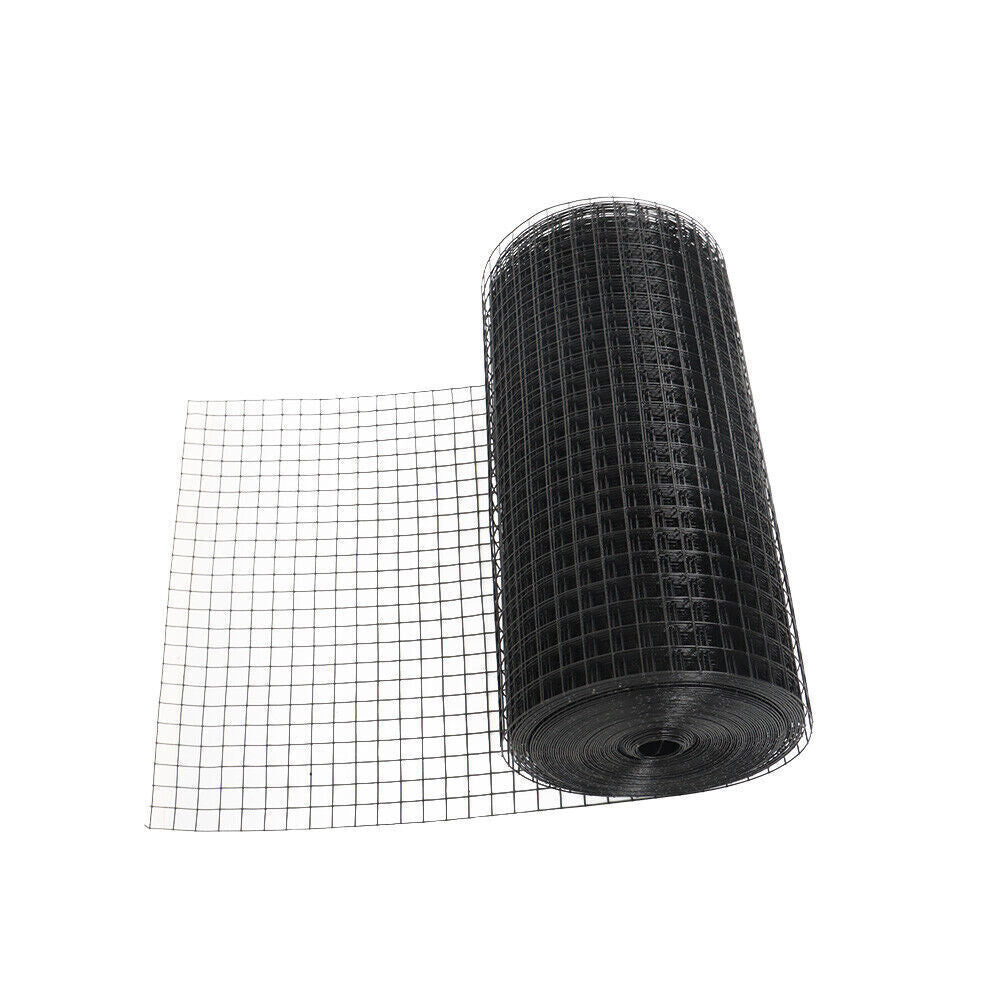 24"x100' Hardware Cloth Welded Wire Fence Vinyl Coated W/ Glove And Plier 1 Poll