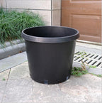 10 Pack 15 Gallon Plastic Nursery Pots Heavy Duty Garden Plant Nutrition Pots