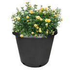 10 Pack 15 Gallon Plastic Nursery Pots Heavy Duty Garden Plant Nutrition Pots
