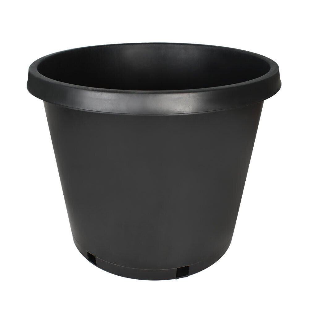 10 Pack 15 Gallon Plastic Nursery Pots Heavy Duty Garden Plant Nutrition Pots