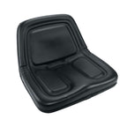 TM333BL Replacement Universal High-Back Black Lawn Mower Tractor Seat