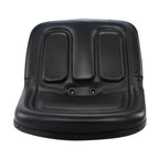 TM333BL Replacement Universal High-Back Black Lawn Mower Tractor Seat