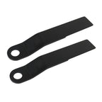 2pcs Heavy Duty Steel Mower AR400 For King Skidsteer Brush Hog Cutter Blades
