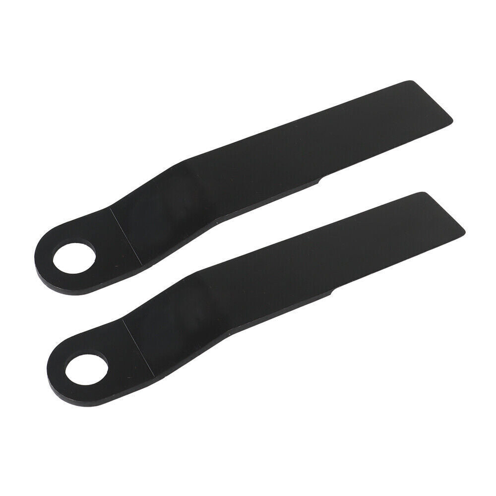 2pcs Heavy Duty Steel Mower AR400 For King Skidsteer Brush Hog Cutter Blades