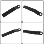 2pcs Heavy Duty Steel Mower AR400 For King Skidsteer Brush Hog Cutter Blades