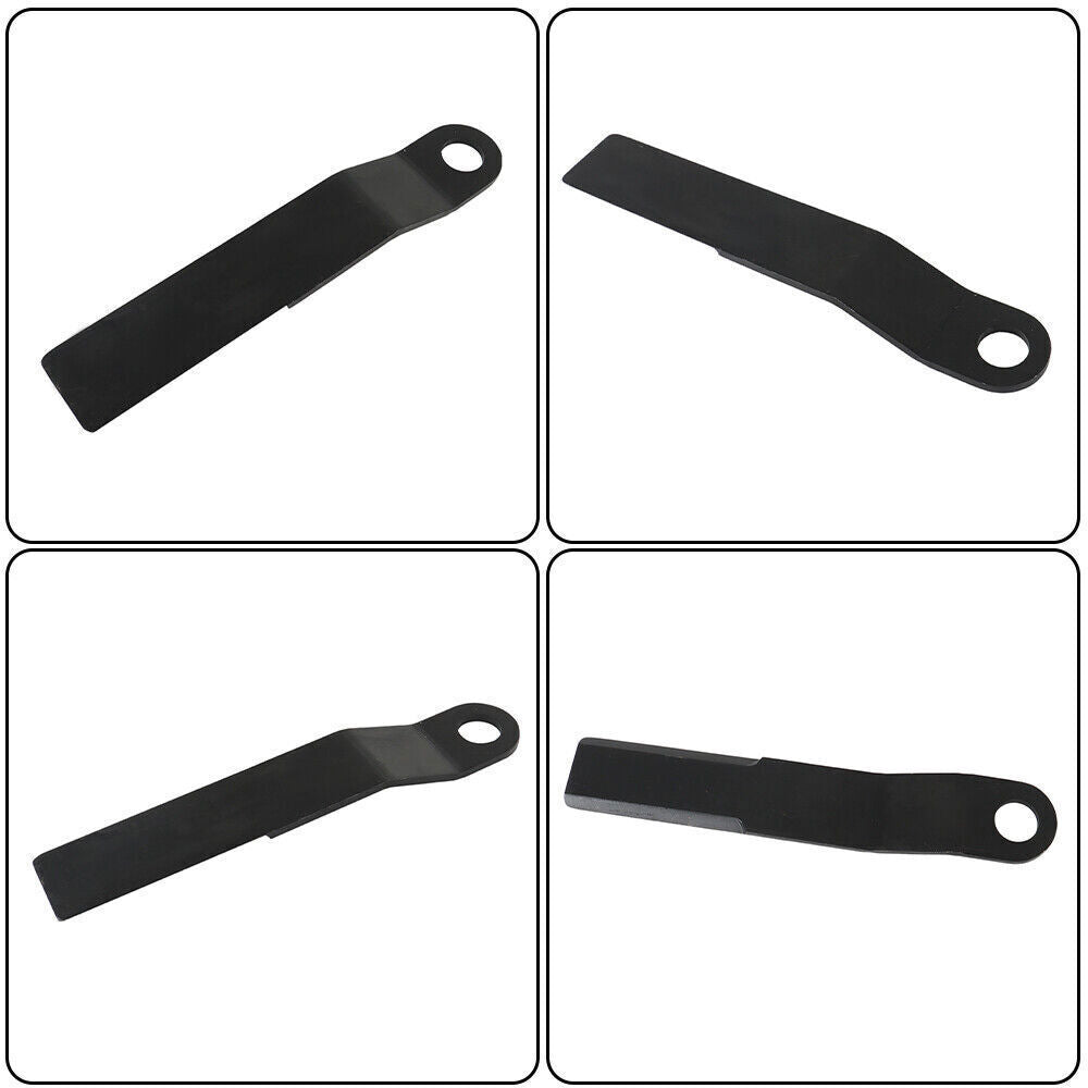 2pcs Heavy Duty Steel Mower AR400 For King Skidsteer Brush Hog Cutter Blades