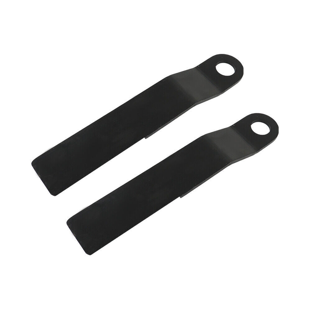 2pcs Heavy Duty Steel Mower AR400 For King Skidsteer Brush Hog Cutter Blades