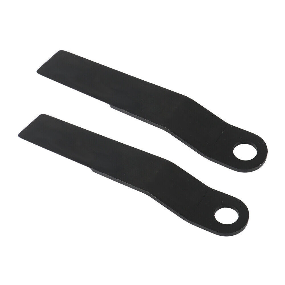 2pcs Heavy Duty Steel Mower AR400 For King Skidsteer Brush Hog Cutter Blades