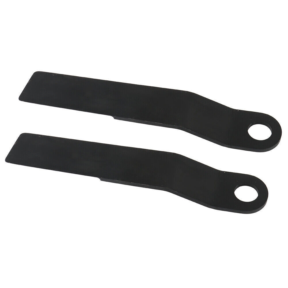 2pcs Heavy Duty Steel Mower AR400 For King Skidsteer Brush Hog Cutter Blades
