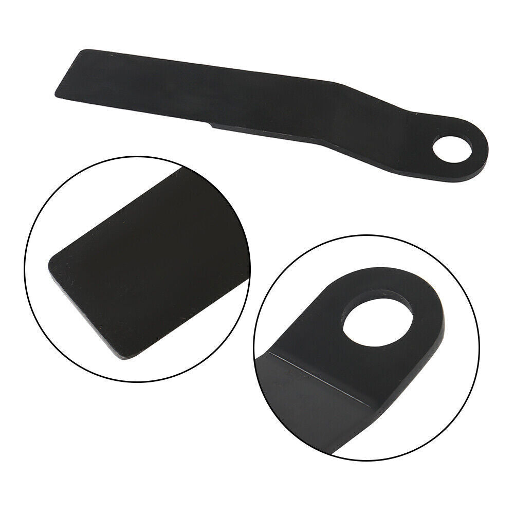 2pcs Heavy Duty Steel Mower AR400 For King Skidsteer Brush Hog Cutter Blades