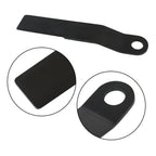 2pcs Heavy Duty Steel Mower AR400 For King Skidsteer Brush Hog Cutter Blades