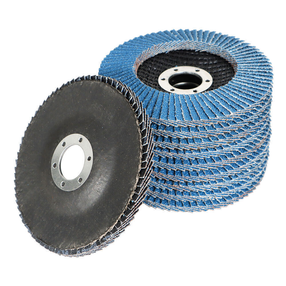 Flap Disc Sanding Grnding 4-1/2" X 7/8" 40 Grit T29 100 Pcs Premium Zirconia