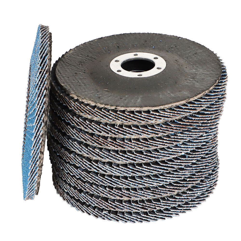 Flap Disc Sanding Grnding 4-1/2" X 7/8" 40 Grit T29 100 Pcs Premium Zirconia