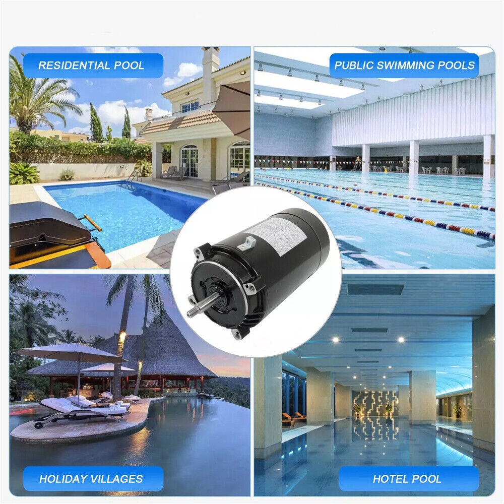 1HP Pool Pump Swimming Pool Pump Square Flange B2853 B2853V1 Pool Pump Motor