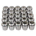 25 Pack Collet Set ER32 Collet Chuck 1/16 inch-3/4 inch Holder Spring Collet