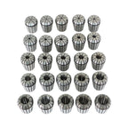 25 Pack Collet Set ER32 Collet Chuck 1/16 inch-3/4 inch Holder Spring Collet