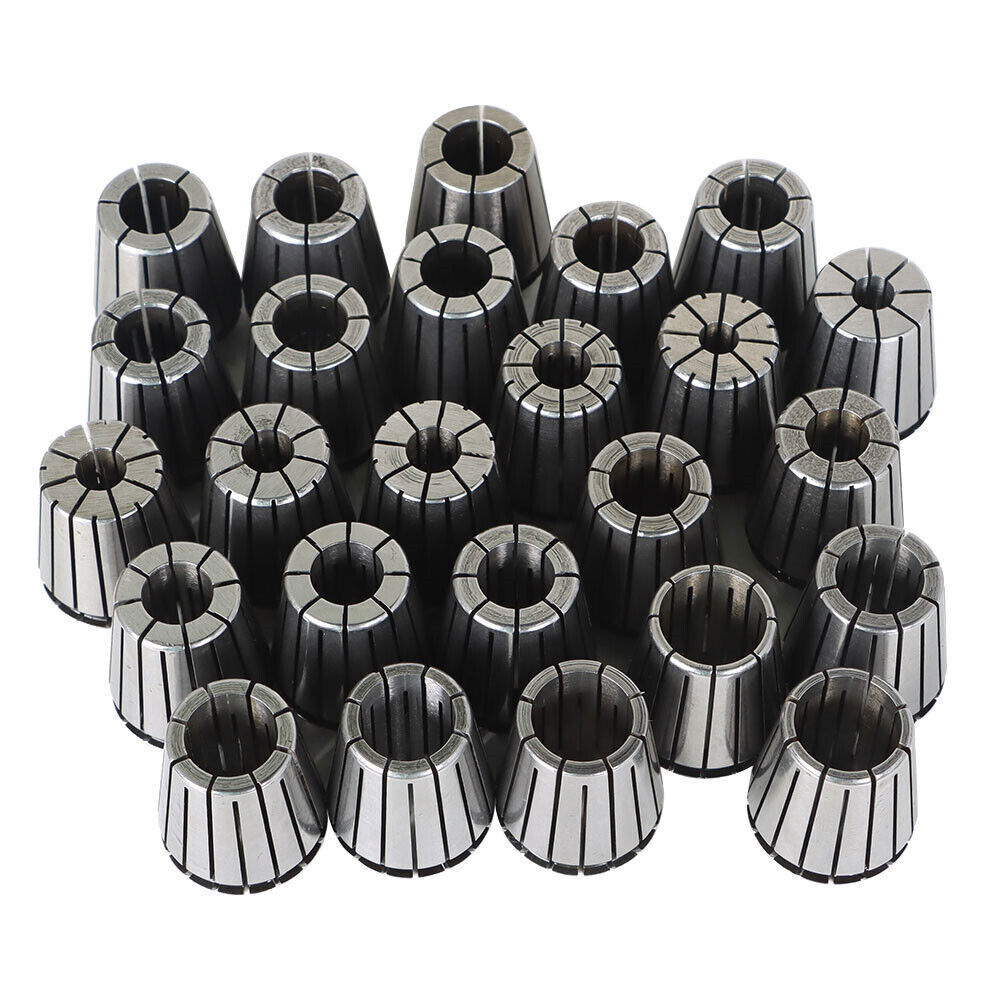 25 Pack Collet Set ER32 Collet Chuck 1/16 inch-3/4 inch Holder Spring Collet